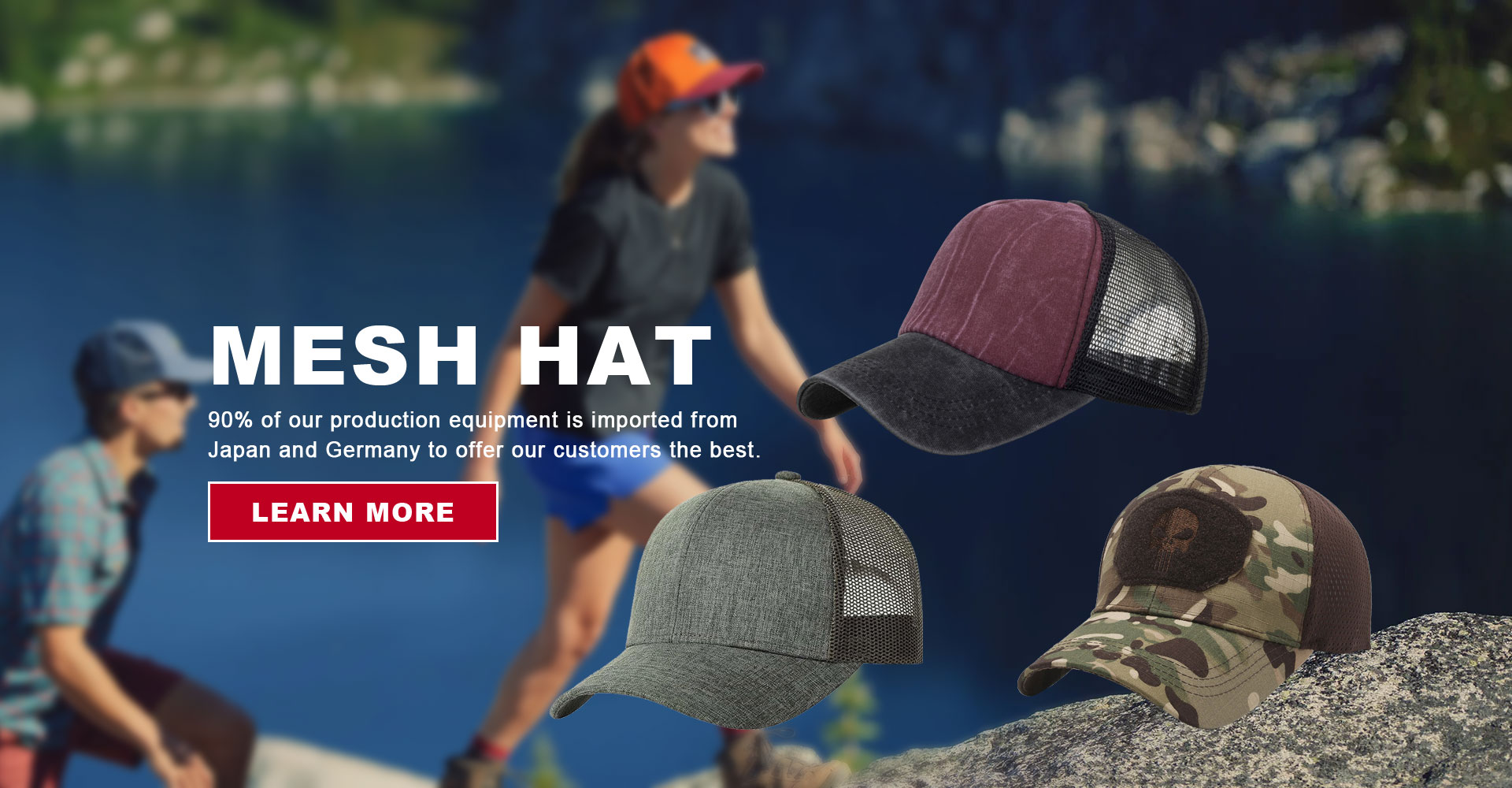 Κατασκευαστής καπέλων πλέγματος